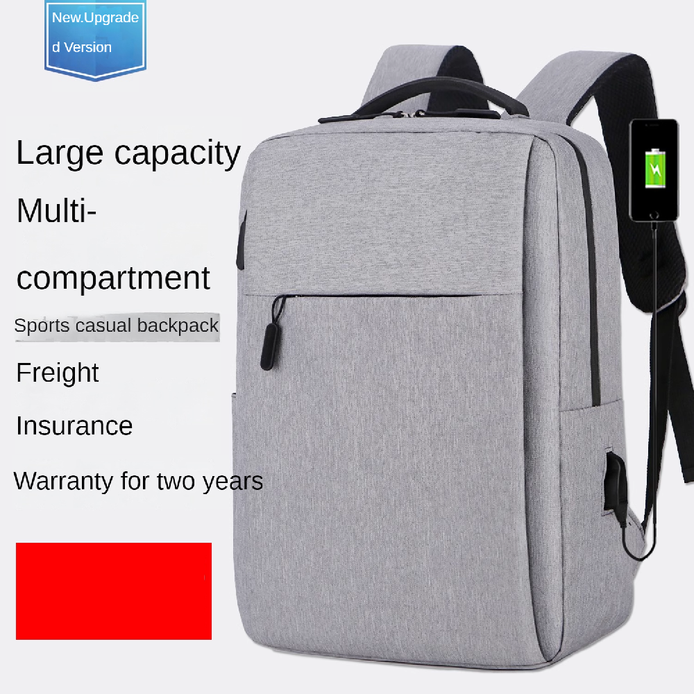 Simple computer backpack: a new choice for business travel for men's backpacks